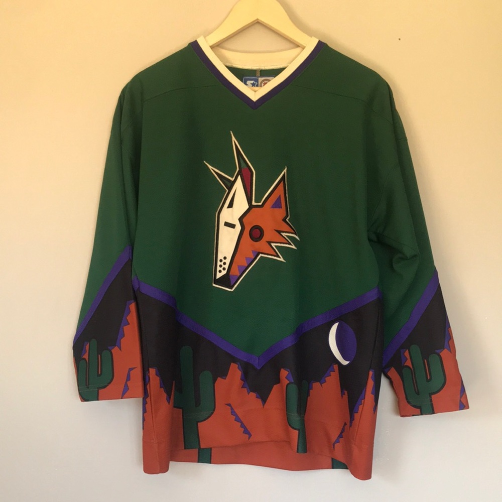 STARTER Phoenix Coyotes NHL jersey L/XL vintage 90s